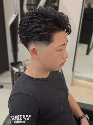 メンズ ショート Lapis 名古屋駅前店所属・LEN名古屋/パーマ メンズ特化美容師のヘアスタイル