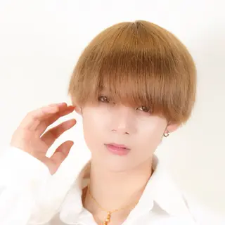 ミディアム カラー パーマ メンズ シースルーマッシュ/ メンズ/KYOHEIのヘアスタイル