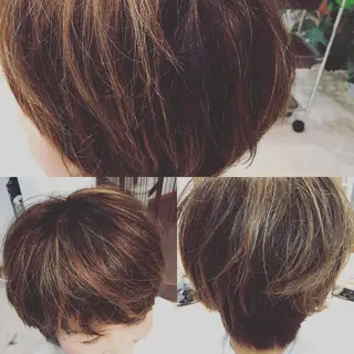 ショート カラー 福田 竜士のヘアスタイル