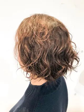 ショート 🍂秋の透け感カ ラー🍂HIDEKAのヘアスタイル