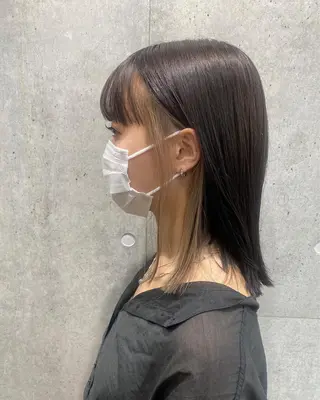 ロング カラー カットカラー特化 ⭐️代表⭐️のヘアスタイル