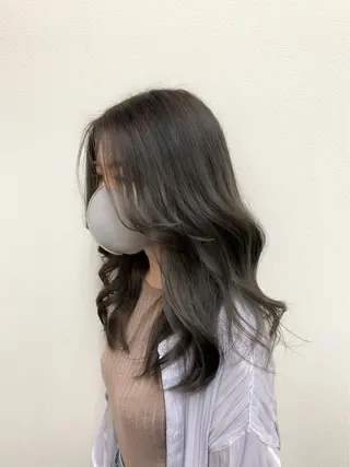 カラー やりすぎないパーマ ニュアンスパーマのヘアスタイル