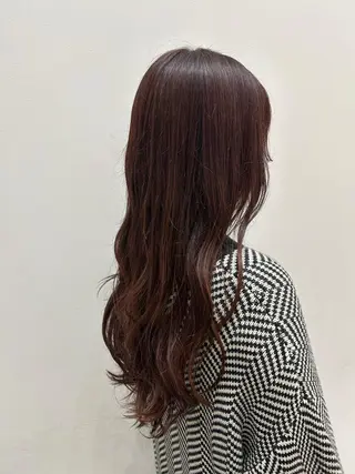 ロング カラー 河野 いずみのヘアスタイル