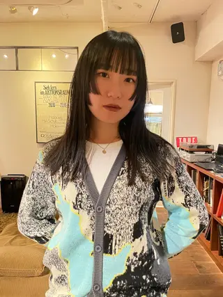 ロング ファッションに 溶け込むstyleのヘアスタイル