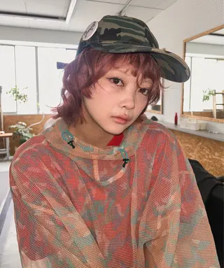 ミディアム カラー STAN WOOD所属・似合わせcut 🔥yutakaのヘアスタイル