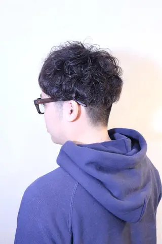 ショート パーマ メンズ 野呂 隼人のヘアスタイル