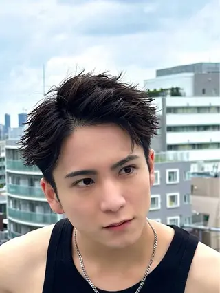 ショート パーマ メンズ フェザーパーマ職人 🪶ryosukeのヘアスタイル