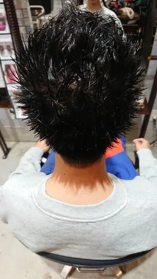 メンズ パーマ 浅野  勇貴のヘアスタイル