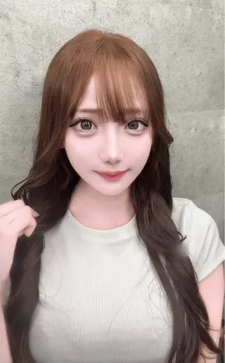 ロング カラー 新宿ダブルカラー のりのヘアスタイル