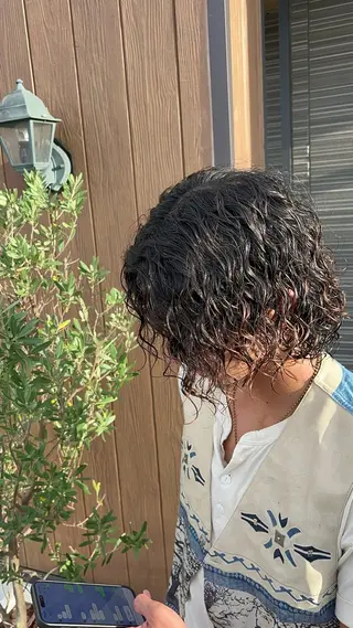 パーマ メンズ BLEACHi江俣店 齋藤仁夢のヘアスタイル