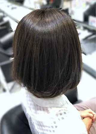 ミディアム カラー ✨髪質改善✨ 田西　基彦のヘアスタイル