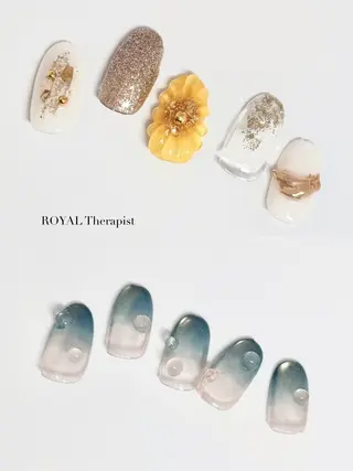 ネイル 【山岡】 ロイヤル•セラピストのネイルデザイン