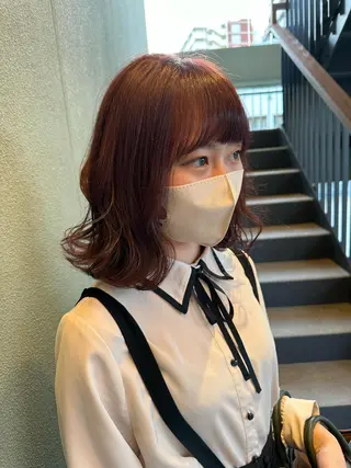 ミディアム Number六本松所属・山崎 友雅のヘアスタイル