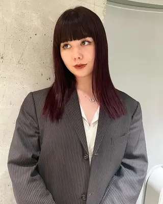 カラー 縮毛矯正/ 歌恋🎵のヘアスタイル