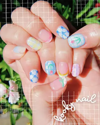 カラー kooky nail (予約はｲﾝｽﾀへ)のネイルデザイン