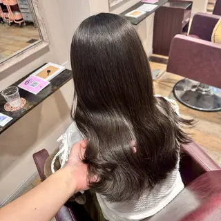 ロング カラー ブリーチなし艶カラー /いくののヘアスタイル