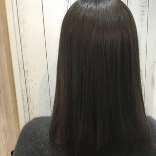 ミディアム カラー パーマ 金崎 新吾のヘアスタイル