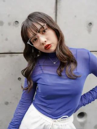 ロング カラー Masena所属・💎韓国風レイヤー /ボブ💎Namiのヘアスタイル