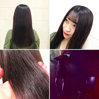 セミロング カラー "PEPPU "所属・派手髪、ハイトーン ショートヘアShinのヘアスタイル