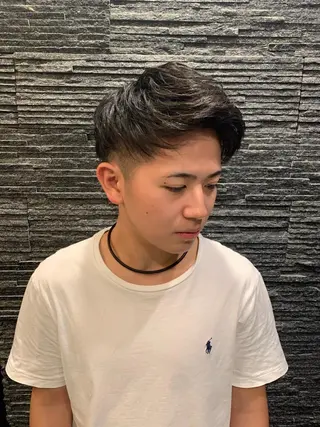 ショート パーマ メンズ 杉本 和大のヘアスタイル