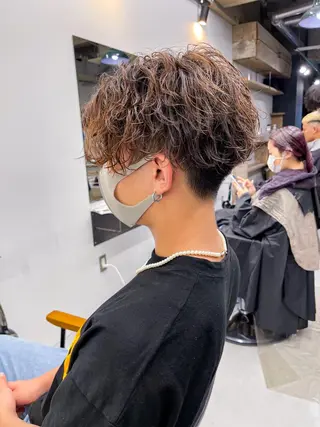 パーマ メンズ 森本裕/オーナー/ スパイラルパーマのヘアスタイル