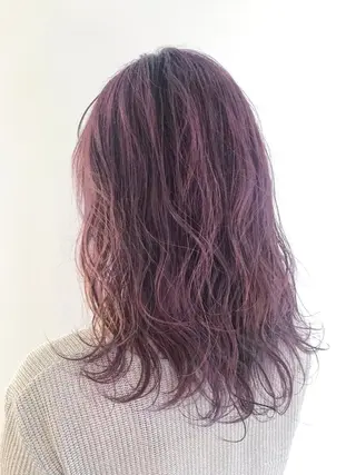 ロング カラー ヘアアレンジ GRAND OMOTESANDOのヘアスタイル