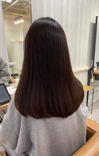 セミロング カラー 💫大宮美容師💫 azusaのヘアスタイル