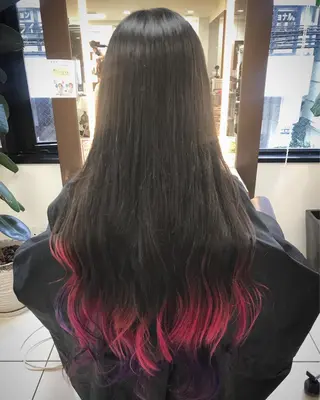 ロング シールエクステ✨️韓 国羽エクステ🪽和希のヘアスタイル