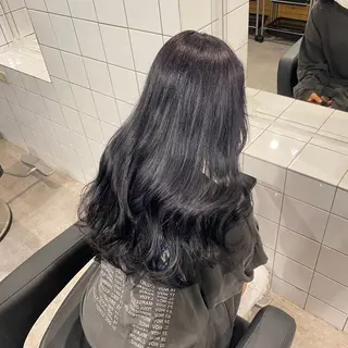 ロング カラー 💙ハイトーン韓国風 色白ヘア💙manaのヘアスタイル