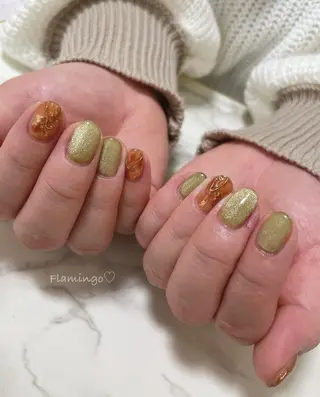 ネイル 40代からの爪を守る ×ケア重視サロン♡のネイルデザイン