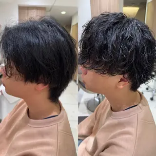 ショート パーマ メンズ メンズパーマ特化/ KAORU/店長のヘアスタイル