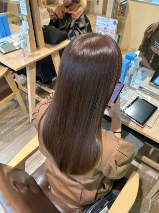 ロング カラー 時田 羽美のヘアスタイル