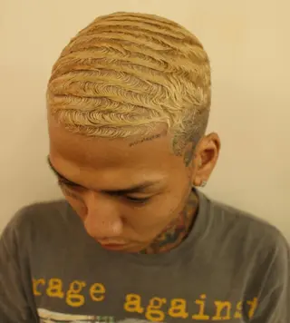 ショート カラー パーマ メンズ ishida kaitoのヘアスタイル