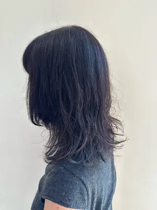 セミロング パーマ 相澤 茉澄のマツエク・マツパデザイン