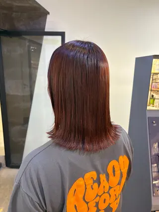 ミディアム カラー SEAM所属・いぶ /札幌美容師のヘアスタイル