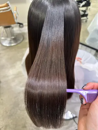 ロング パーマ 縮毛矯正/ネイル 🌻ひまわり🌻のヘアスタイル