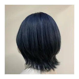 ミディアム カラー あべ ゆうかのヘアスタイル