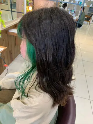 ロング インナーカラー /ヘアメ じゅんのヘアスタイル