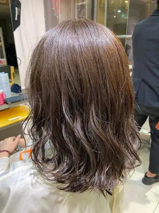 ミディアム カラー Hair resort Aiのヘアスタイル