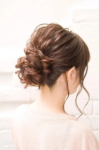 セミロング まつパ・ヘアセット ♡Chinami♡のマツエク・マツパデザイン