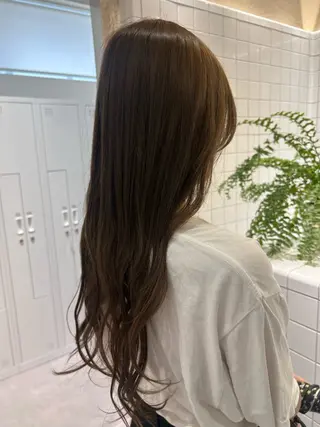 ロング カラー SALOWIN 新宿三丁目me+所属・レイヤー/ボブ/ 髪質改善/石井ハルカのヘアスタイル