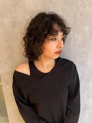 ミディアム パーマ Riku /西荻窪のヘアスタイル