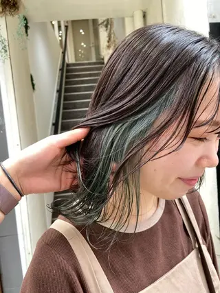 ミディアム nico🏁 rihoのヘアスタイル