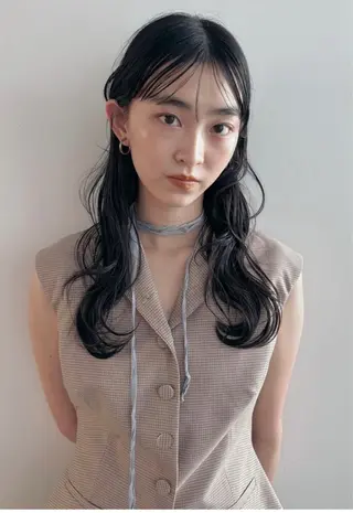 ロング 🎀縮毛矯正／メンズ パーマ🌀／りんのヘアスタイル
