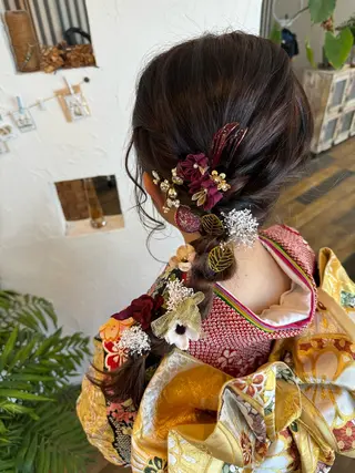 ヘアアレンジ 🌸小掛🌸 豊橋外国人風カラーのヘアスタイル