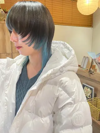 ショート カラー 似合わせ レイヤー須川のヘアスタイル