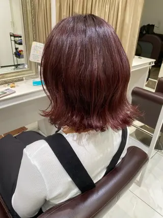 ミディアム カラー 🍊オオノ リホ🍑のヘアスタイル