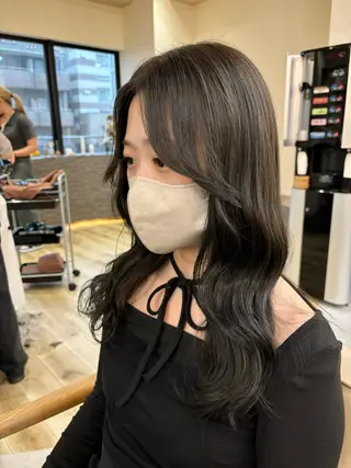 セミロング 茅場 悠介のヘアスタイル