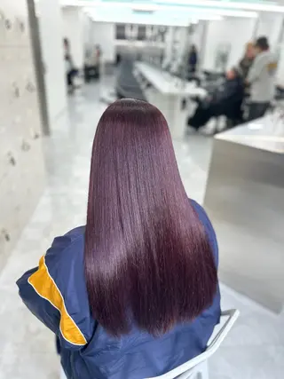 ロング カラー mina/暖色カラー 🥀韓国風カット🥀のヘアスタイル