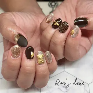 ネイル Ron's nail 笹岡のネイルデザイン